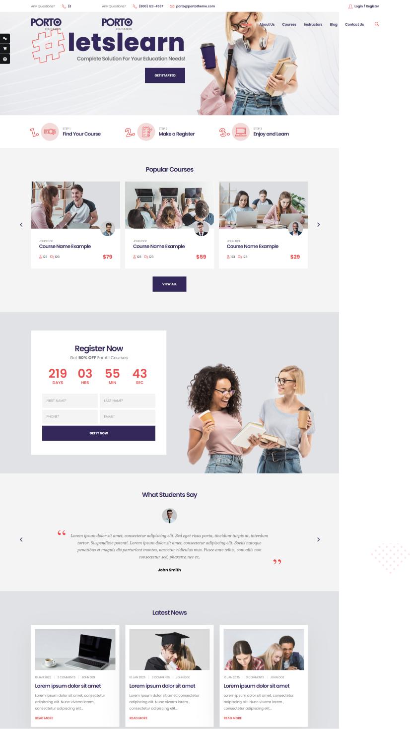 Education Template