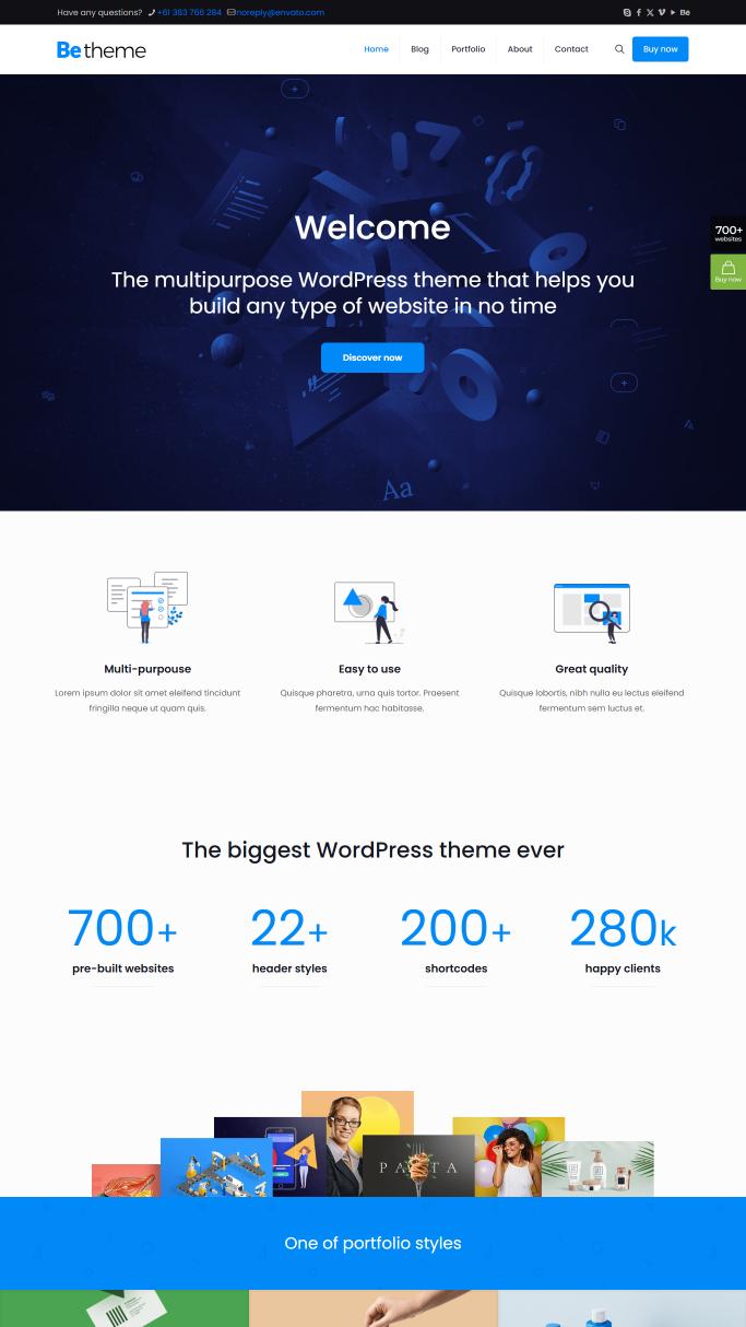 BeTheme Template